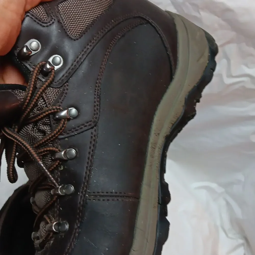 50 Peaks Men's Brown Hiking Waterproof Boots Size 10.5